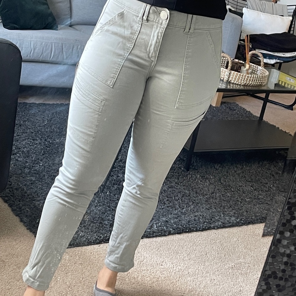 Democracy Jeans Size 6 Light Green